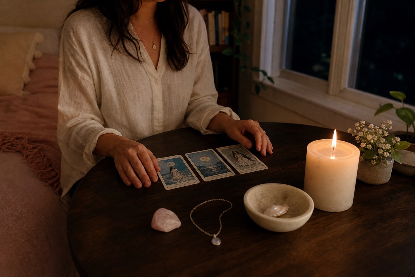 A Simple Cancer New Moon Ritual for Home, Love, and a Fresh Start cover image.
