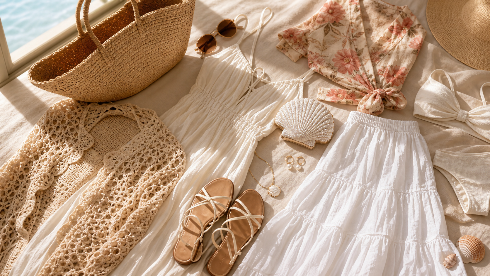 Vacation Outfit Ideas for Beach Days, Resort Walks, and Sunset Dinners cover image.