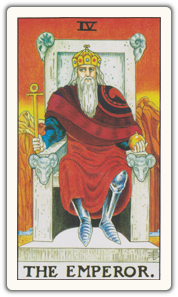 The Emperor Tarot Card Meaning card face.